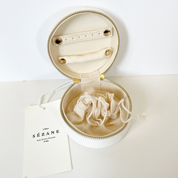 Sezane Jewelry Sezane Travel Velvet Jewelry Case Poshmark